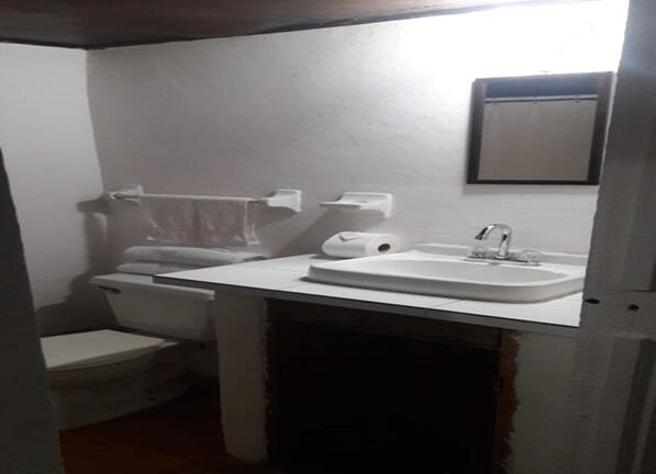 Agua corriente y caliente en la ducha